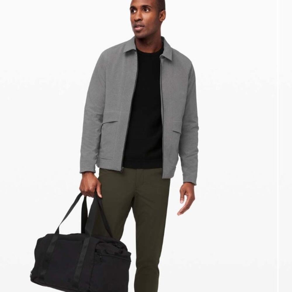 Lululemon Interurban Warmth Jacket Size XL Heathered Black Gray M3BGWS